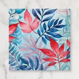 Étiquettes Cadeau Balises cadeaux d'art botanique coloré