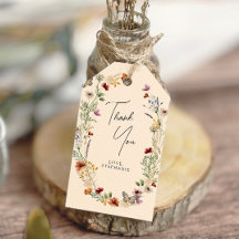 Balises cadeaux de Fête des mariées Fleur sauvage