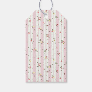 Étiquettes-cadeau Balises cadeaux de motifs floraux délicates