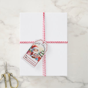 Étiquettes-cadeau Balises cadeaux de Noël
