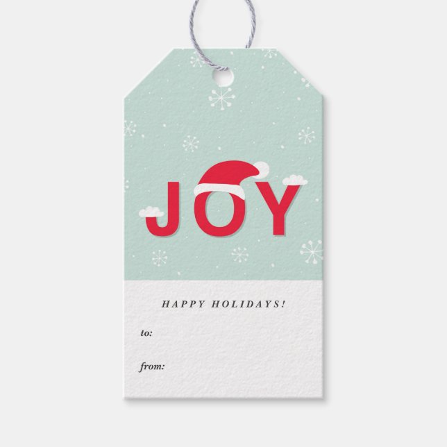 Étiquettes-cadeau Balises cadeaux de Noël (Devant)