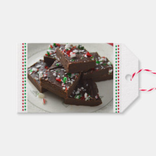 Étiquettes-cadeau Balises cadeaux de Noël Fudge maison