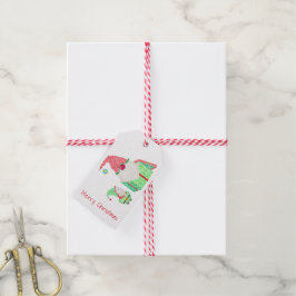 Étiquettes-cadeau Balises cadeaux de Noël Gnome