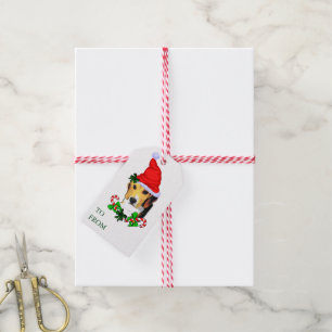 Étiquettes-cadeau Balises cadeaux de Noël pour les amoureux Beagles