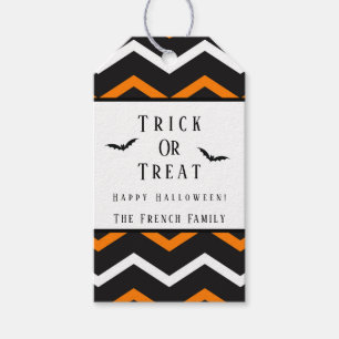 Étiquettes-cadeau Balises cadeaux d'Halloween personnalisées