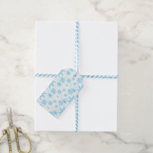 Étiquettes-cadeau Balises cadeaux en cristal de glace congelé