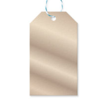 Balises cadeaux Gold Metally brillant
