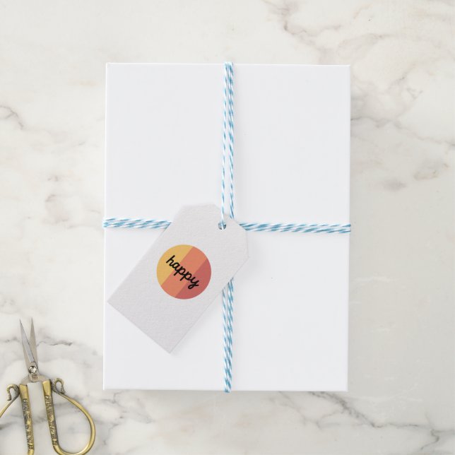 Étiquettes-cadeau Balises Cadeaux Joyeux (Avec de laficelle)