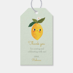 Étiquettes-cadeau Balises cadeaux Little Sweetie Lemon Merci