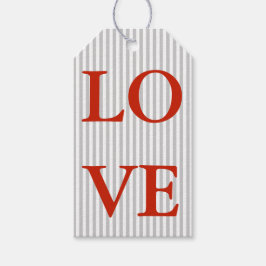 Étiquettes-cadeau Balises cadeaux - LOVE