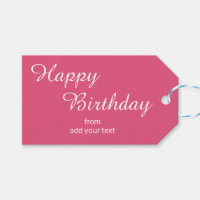 Balises cadeaux Nice Pink Birthday
