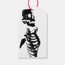 Balises cadeaux personnalisées SKELETON