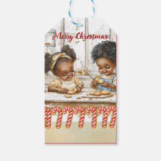 Étiquettes-cadeau Balises cadeaux pour enfants afro-américains