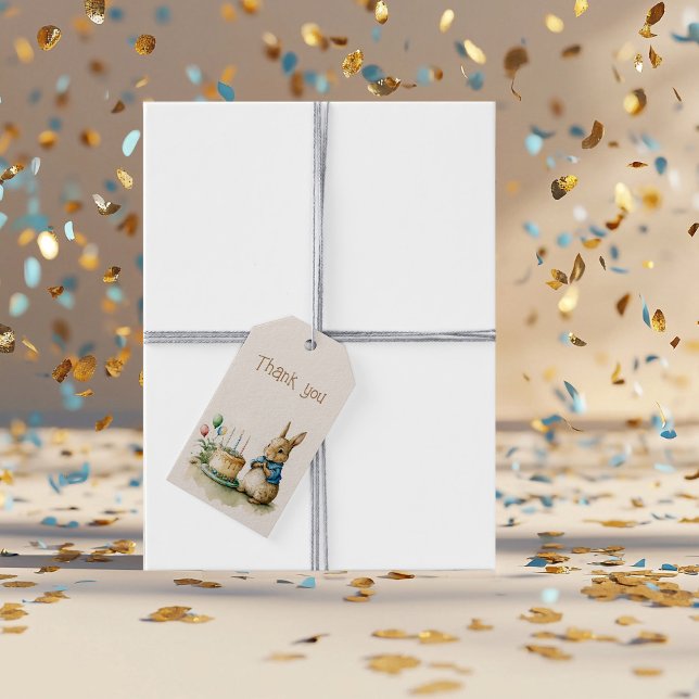 Étiquettes-cadeau Balises cadeaux Rabbit Peter party (Créateur téléchargé)