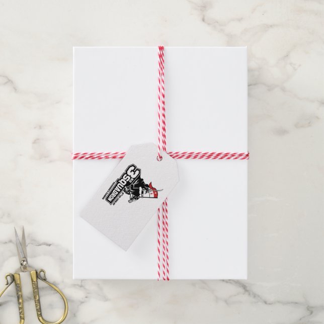 Étiquettes-cadeau Balises cadeaux Raider (Avec de la ficelle)
