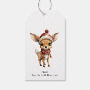 Étiquettes-cadeau Balises cadeaux Reindeer