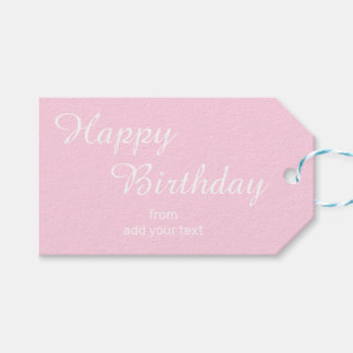 Étiquettes-cadeau Balises cadeaux Soft Pink