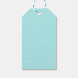 Étiquettes-cadeau Balises cadeaux Turquoise Lumière