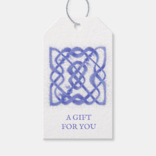 Étiquettes-cadeau Balises cadeaux VIOLET CELTIC KNOT