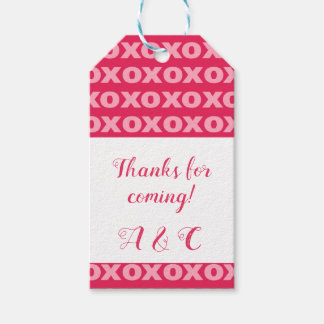 Étiquettes-cadeau Balises cadeaux XOXO