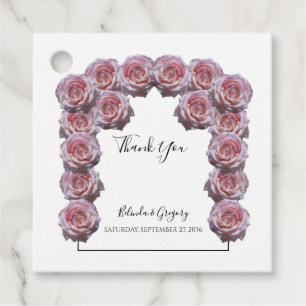 Étiquettes Cadeau Balises de cadeau pour Mariage Rose rose clair