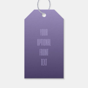 Étiquettes-cadeau Balises de cadeau texte personnalisées Violet viol
