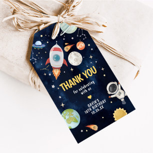 Étiquettes-cadeau Balises de l'astronaute Espace extra-atmosphérique