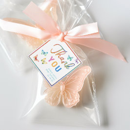 Étiquettes Cadeau Balises de Merci de Baby shower papillon