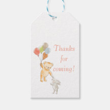 Balises de préférence du Baby shower "Bearly Wait"