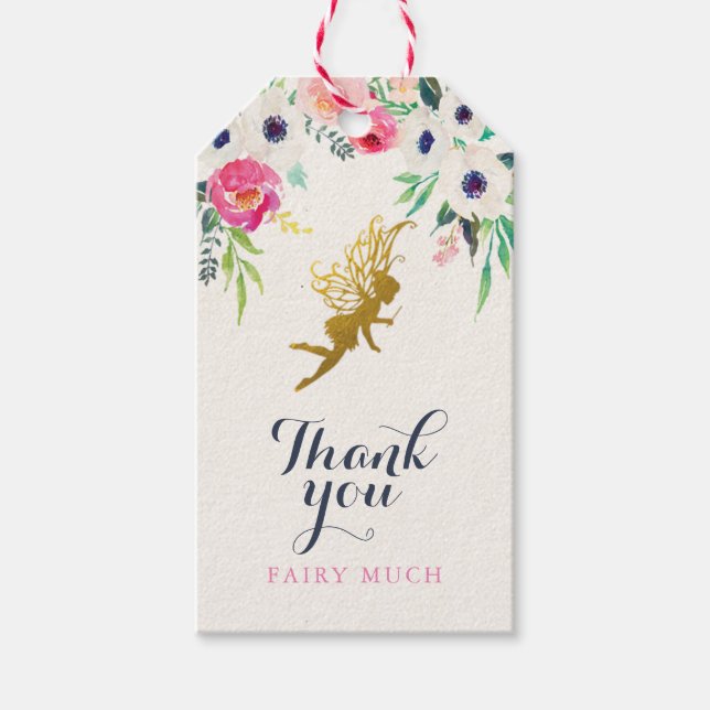 Étiquettes-cadeau Balises Fairy Favor (Devant)