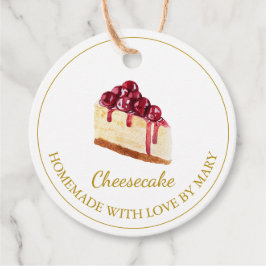 Étiquettes Cadeau Balises Favoris au dessert maison | Blanc