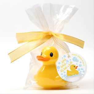 Étiquettes Cadeau Balises Favoris de la fête du canard en caoutchouc