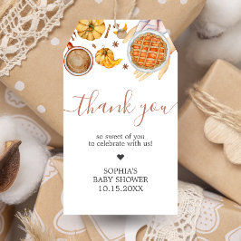 Étiquettes-cadeau Balises Favorites du Baby shower à tarte Little Cu