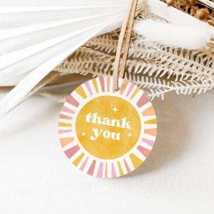Étiquettes Cadeau Balises favorites du Merci Sun Boho