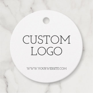 Étiquettes Cadeau Balises favorites modernes du logo personnalisé