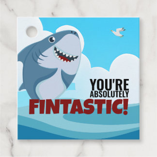 Étiquettes Cadeau Balises Fintastic Party Favor du garçon