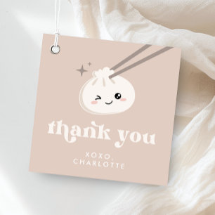 Étiquettes Cadeau Bao Dim Sum Favoriser les balises Little Dumpling