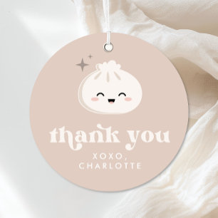 Étiquettes Cadeau Bao Dim Sum Favoriser les balises Little Dumpling