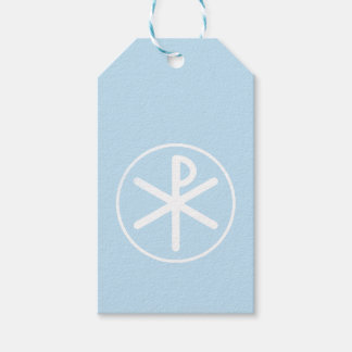 Étiquettes-cadeau Baptême de chi-rho