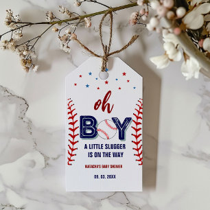 Étiquettes-cadeau Baseball Sports Petite salope Baby shower garçon