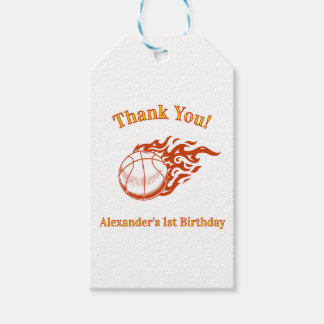 Étiquettes-cadeau Basketball themed 