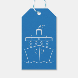 Étiquettes-cadeau Bateau de croisière
