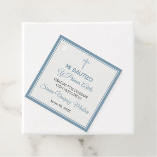 Étiquettes Cadeau Bautizo y Primer Añito Baptême et premier annivers
