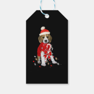 Étiquettes-cadeau Beagle Chiot Noël Baby Bodysuit