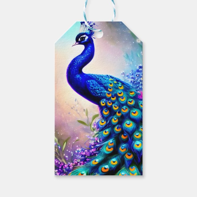 Étiquettes-cadeau Beau Imaginaire Peacock (Devant)