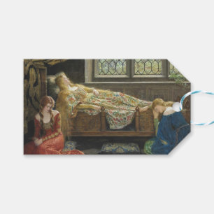 Étiquettes-cadeau Beauté dormante (par John Collier)