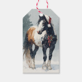 Étiquettes-cadeau Beautiful Horse Christmas Gift Tag