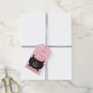 Étiquettes-cadeau Bébé brasse Halloween Douche rose fille