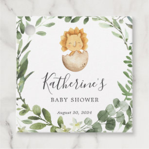 Étiquettes Cadeau Bébé Dinosaur Baby shower Favoriser balise