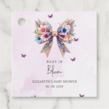 Bébé en fleur Fleur sauvage Bow Girl Baby shower
